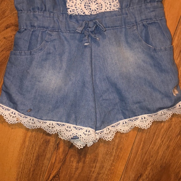 ⭐️5/$25⭐️ Jean romper - Picture 3 of 5